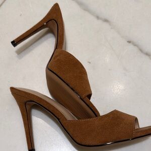 Elegant Brown High Heel Sandals